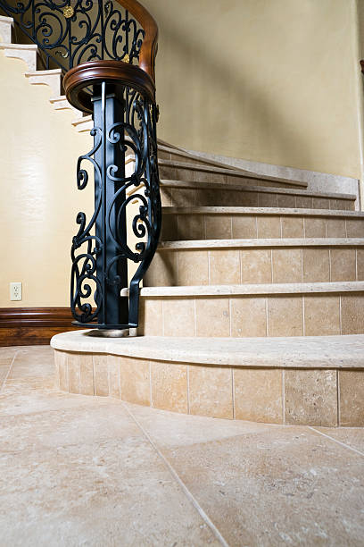 Natural Stone stairway | Florida Floor Fashions